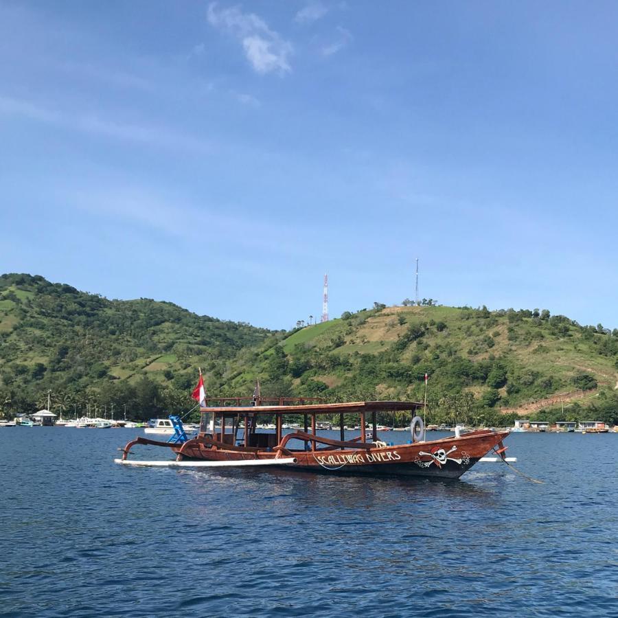 Scallywags Beach Club Gili Air Eksteriør bilde